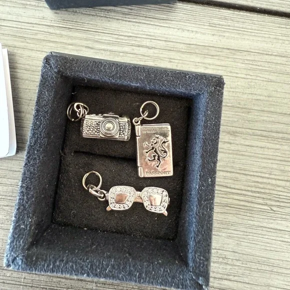 Azendi Sterling Silver Passport Charm - Picture 5 of 5